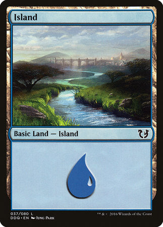 Island (37) [Duel Decks: Blessed vs. Cursed] | Exor Games Bridgewater