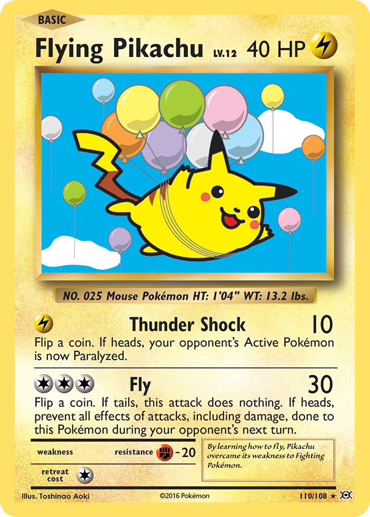 Flying Pikachu (110/108) [XY: Evolutions] | Exor Games Bridgewater