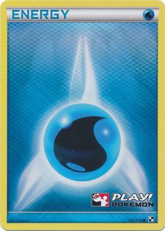 Water Energy (107/114) (Play Pokemon Promo) [Black & White: Base Set] | Exor Games Bridgewater