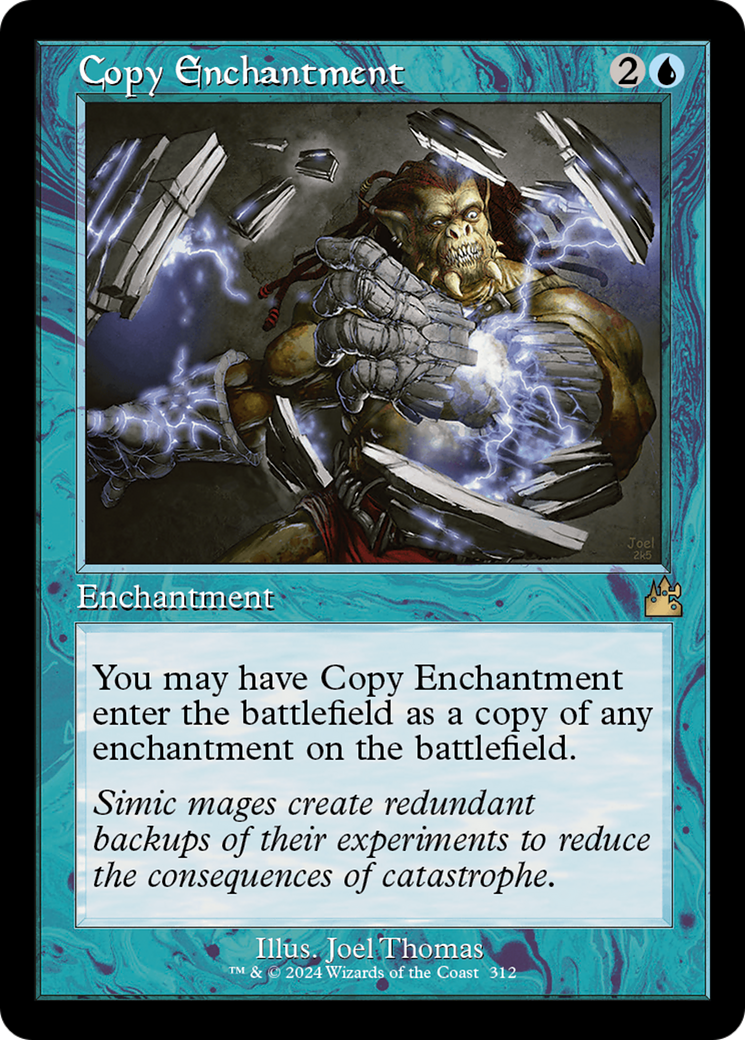 Copy Enchantment (Retro Frame) [Ravnica Remastered] | Exor Games Bridgewater