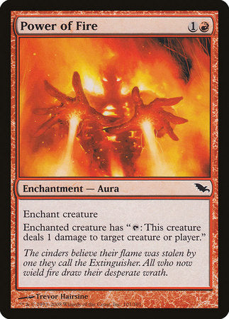 Power of Fire [Shadowmoor] | Exor Games Bridgewater