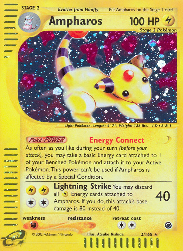 Ampharos (2/165) [Expedition: Base Set] | Exor Games Bridgewater