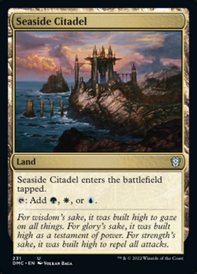 Seaside Citadel [Dominaria United Commander] | Exor Games Bridgewater