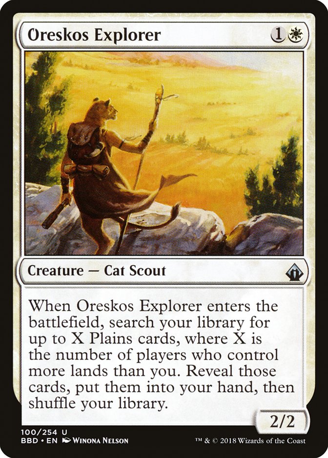 Oreskos Explorer [Battlebond] | Exor Games Bridgewater