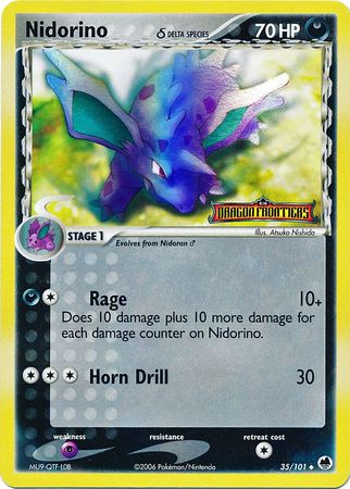 Nidorino (35/101) (Delta Species) (Stamped) [EX: Dragon Frontiers] | Exor Games Bridgewater