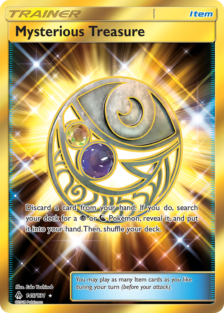 Mysterious Treasure (145/131) [Sun & Moon: Forbidden Light] | Exor Games Bridgewater