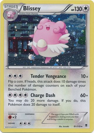 Blissey (81/119) (Cosmos Holo) [XY: Phantom Forces] | Exor Games Bridgewater