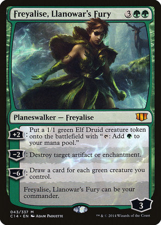 Freyalise, Llanowar's Fury [Commander 2014] | Exor Games Bridgewater