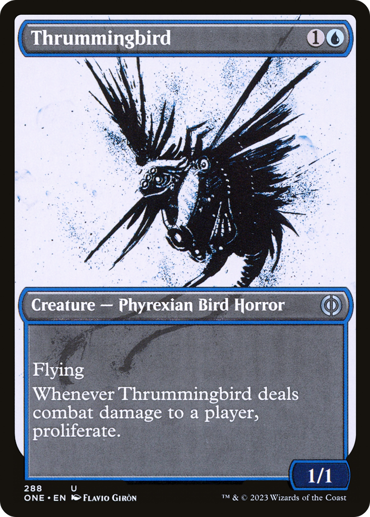 Thrummingbird (Showcase Ichor) [Phyrexia: All Will Be One] | Exor Games Bridgewater