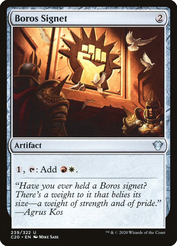 Boros Signet [Commander 2020] | Exor Games Bridgewater