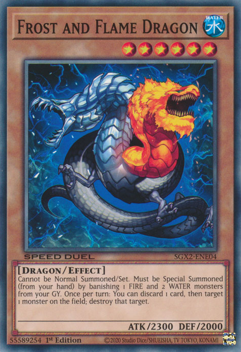 Frost and Flame Dragon [SGX2-ENE04] Common | Exor Games Bridgewater