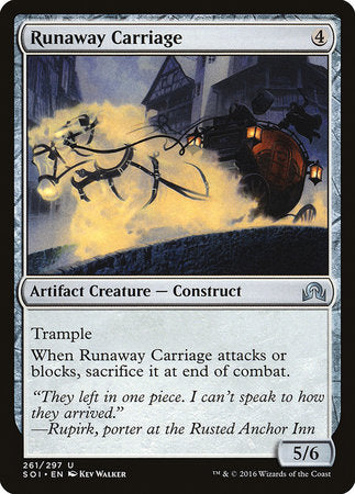 Runaway Carriage [Shadows over Innistrad] | Exor Games Bridgewater