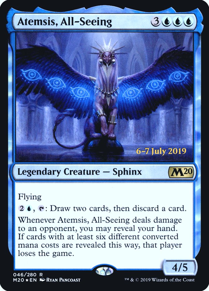 Atemsis, All-Seeing  [Core Set 2020 Prerelease Promos] | Exor Games Bridgewater