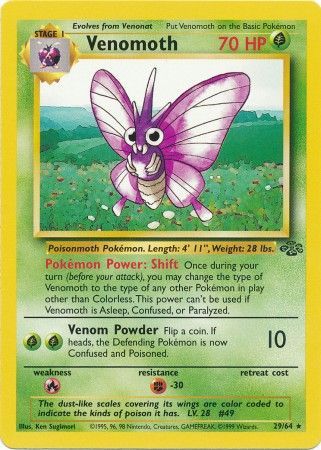 Venomoth (29/64) [Jungle Unlimited] | Exor Games Bridgewater