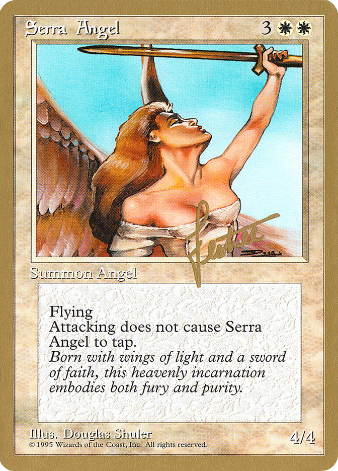 Serra Angel (Bertrand Lestree) [Pro Tour Collector Set] | Exor Games Bridgewater