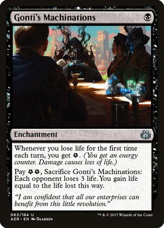 Gonti's Machinations [Aether Revolt] | Exor Games Bridgewater
