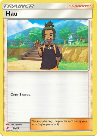 Hau (23/30) [Sun & Moon: Trainer Kit - Lycanroc] | Exor Games Bridgewater