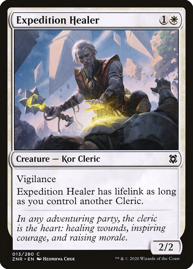 Expedition Healer [Zendikar Rising] | Exor Games Bridgewater