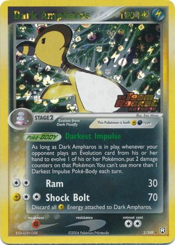 Dark Ampharos (2/109) (Stamped) [EX: Team Rocket Returns] | Exor Games Bridgewater