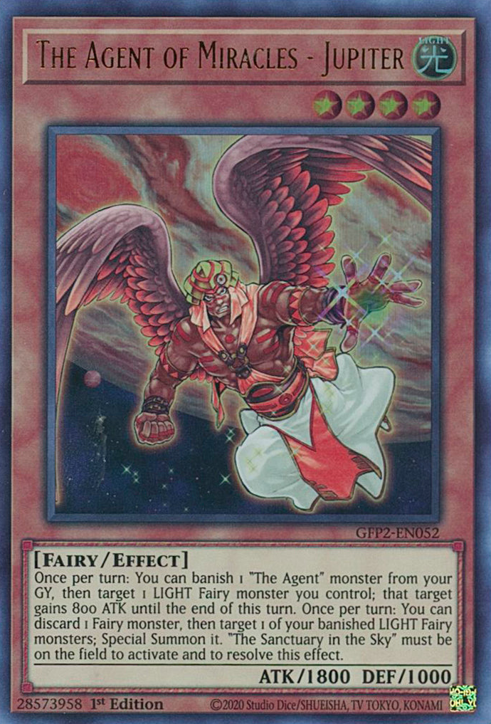 The Agent of Miracles - Jupiter [GFP2-EN052] Ultra Rare | Exor Games Bridgewater