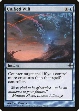Unified Will [Rise of the Eldrazi] | Exor Games Bridgewater