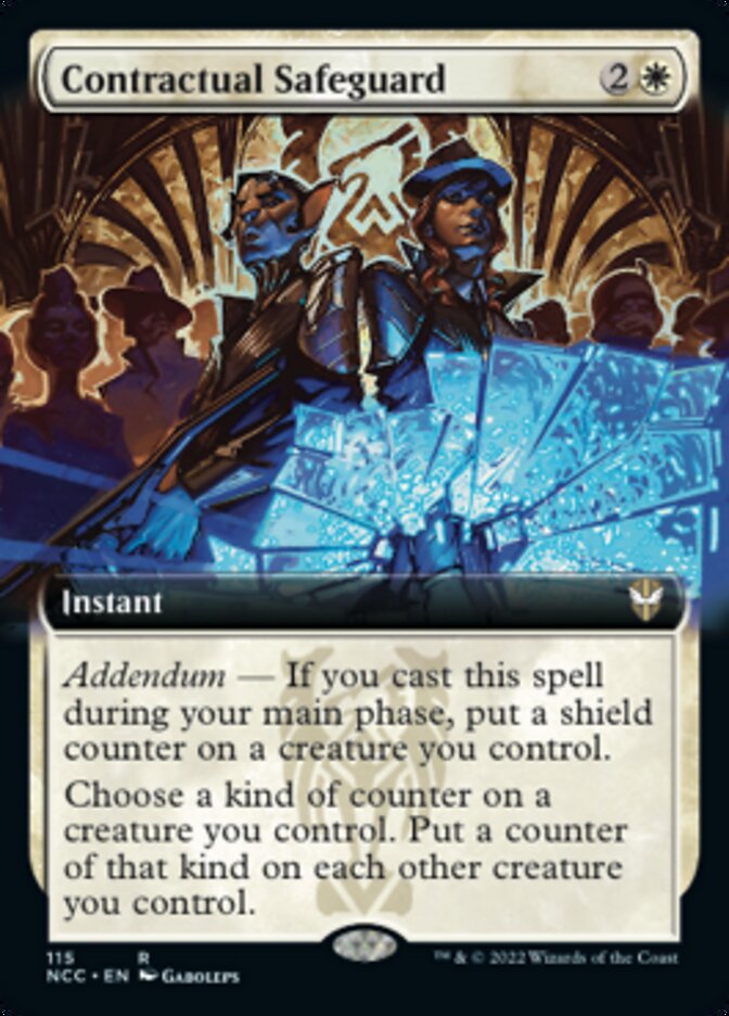 Contractual Safeguard (Extended Art) [Streets of New Capenna Commander] | Exor Games Bridgewater