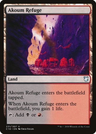 Akoum Refuge [Commander 2018] | Exor Games Bridgewater