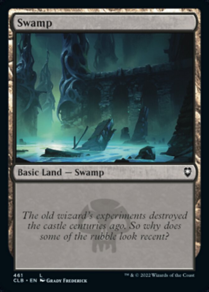 Swamp (461) [Commander Legends: Battle for Baldur's Gate] | Exor Games Bridgewater