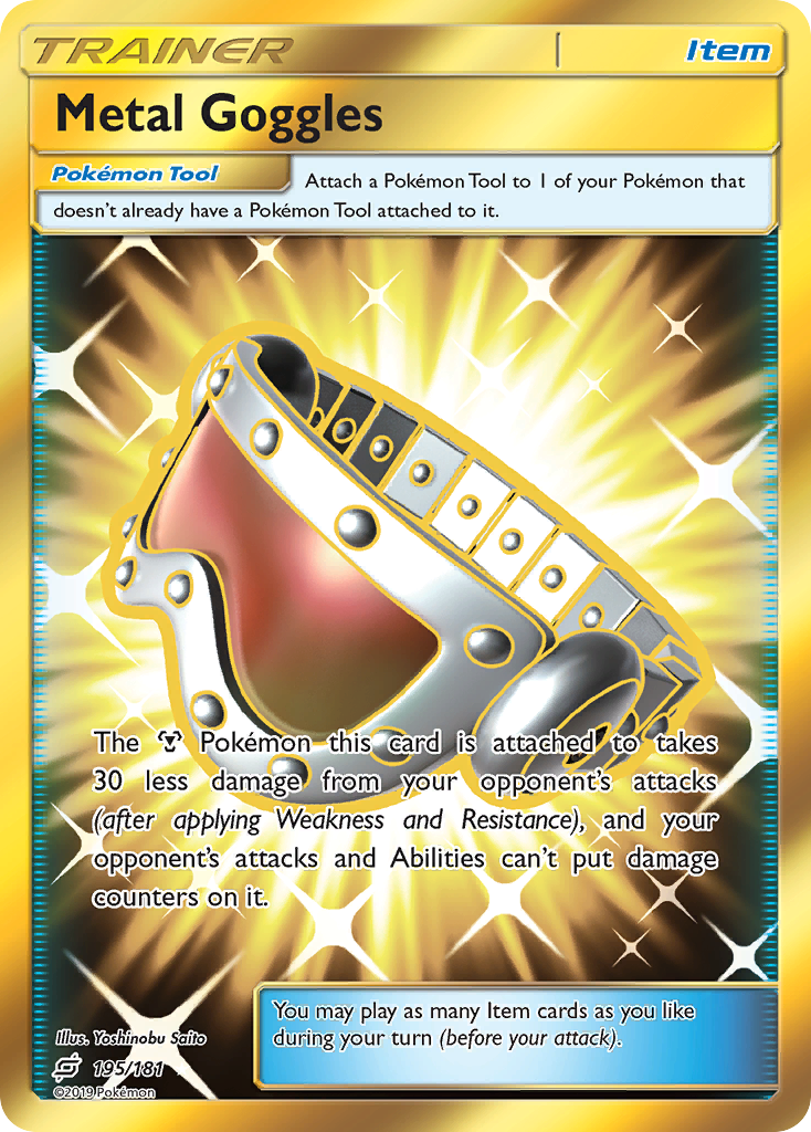 Metal Goggles (195/181) [Sun & Moon: Team Up] | Exor Games Bridgewater