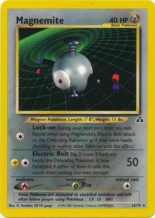 Magnemite (26/75) [Neo Discovery Unlimited] | Exor Games Bridgewater