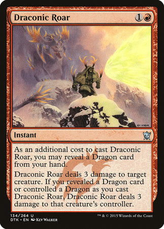 Draconic Roar [Dragons of Tarkir] | Exor Games Bridgewater