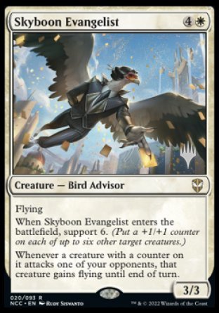 Skyboon Evangelist (Promo Pack) [Streets of New Capenna Commander Promos] | Exor Games Bridgewater