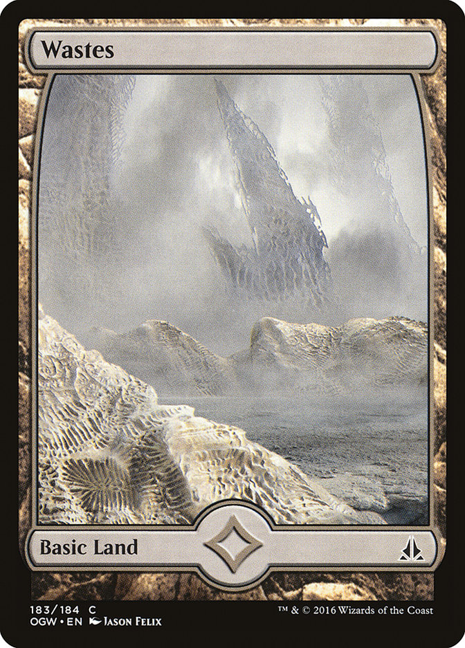 Wastes (183) (Full Art) [Oath of the Gatewatch] | Exor Games Bridgewater