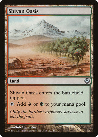 Shivan Oasis [Duel Decks: Phyrexia vs. the Coalition] | Exor Games Bridgewater