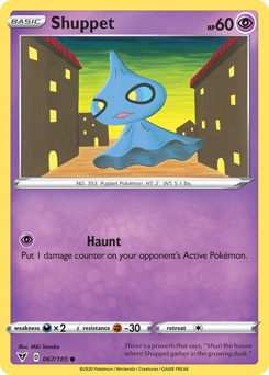 Shuppet (067/185) [Sword & Shield: Vivid Voltage] | Exor Games Bridgewater
