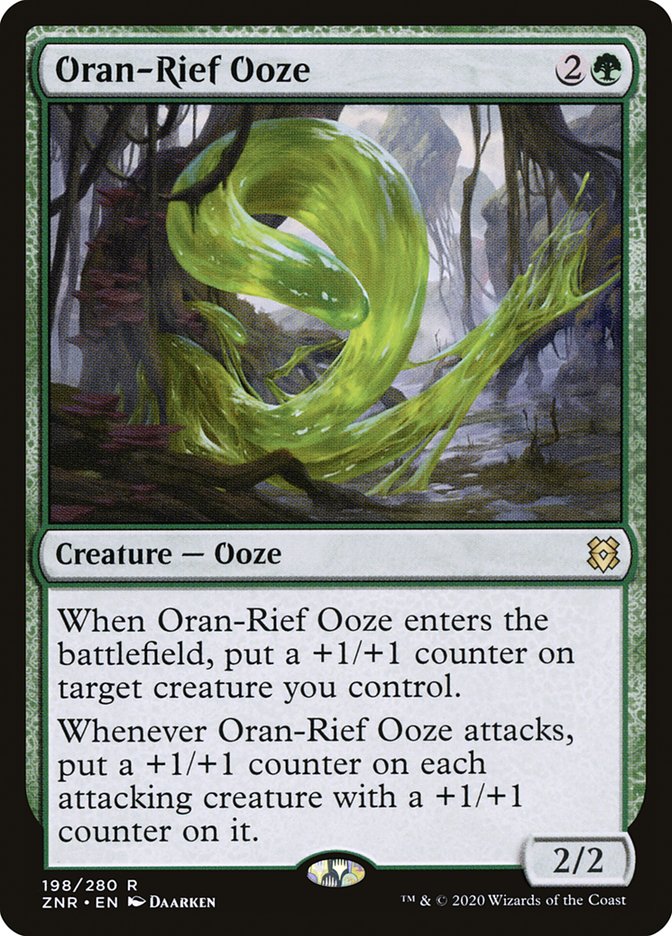 Oran-Rief Ooze [Zendikar Rising] | Exor Games Bridgewater