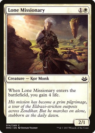 Lone Missionary [Modern Masters 2017] | Exor Games Bridgewater