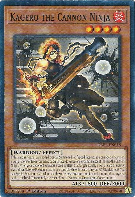 Kagero the Cannon Ninja [DABL-EN018] Common | Exor Games Bridgewater