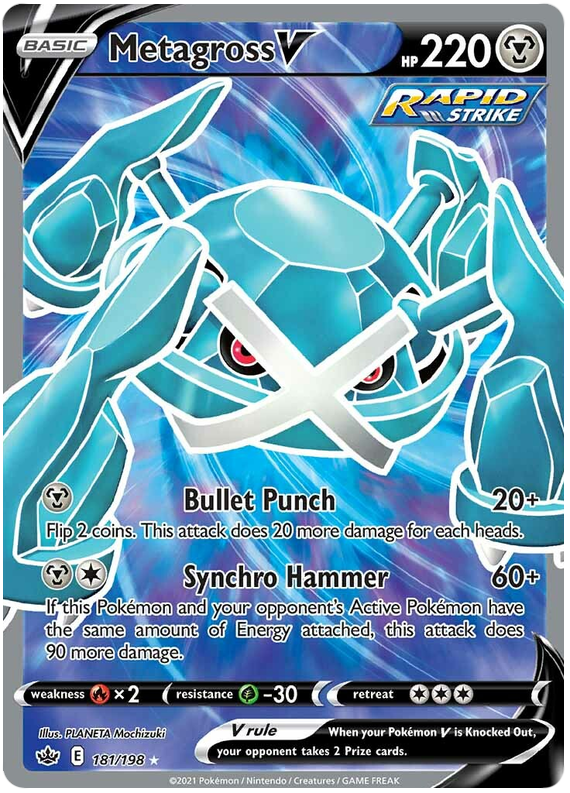 Metagross V (181/198) [Sword & Shield: Chilling Reign] | Exor Games Bridgewater