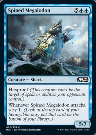 Spined Megalodon [Core Set 2021] | Exor Games Bridgewater