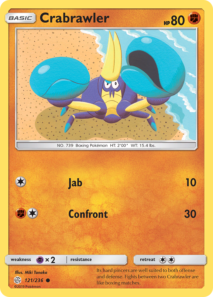 Crabrawler (121/236) [Sun & Moon: Cosmic Eclipse] | Exor Games Bridgewater