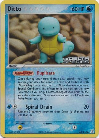 Ditto (64/113) (Stamped) [EX: Delta Species] | Exor Games Bridgewater