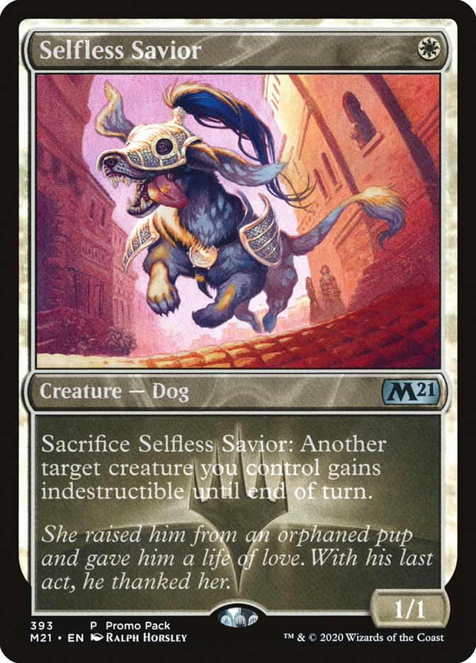 Selfless Savior (Promo Pack) [Core Set 2021 Promos] | Exor Games Bridgewater