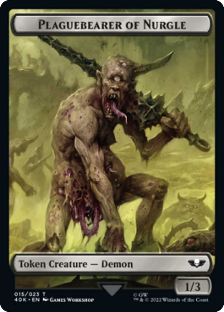 Spawn // Plaguebearer of Nurgle [Universes Beyond: Warhammer 40,000 Tokens] | Exor Games Bridgewater