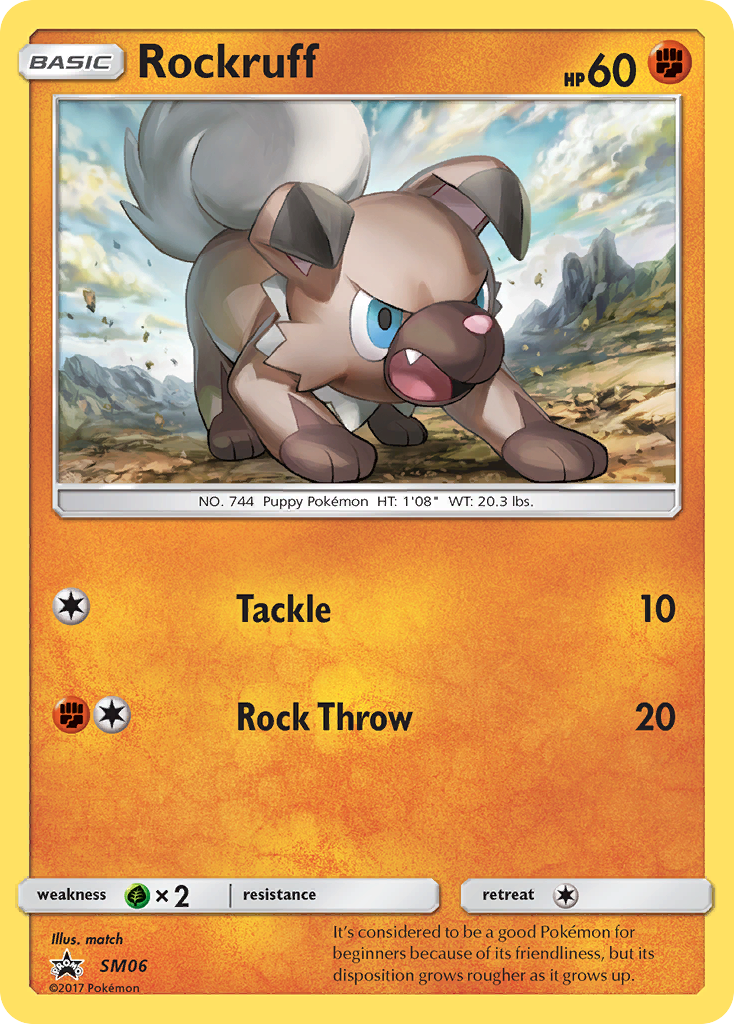 Rockruff (SM06) [Sun & Moon: Black Star Promos] | Exor Games Bridgewater