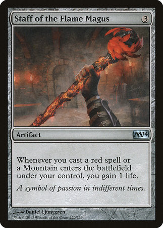 Staff of the Flame Magus [Magic 2014] | Exor Games Bridgewater