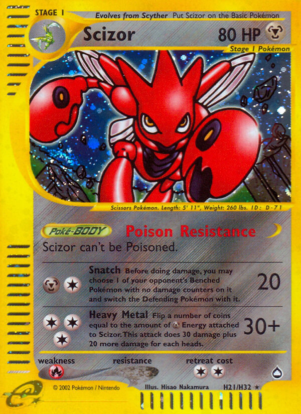 Scizor (H21/H32) [Aquapolis] | Exor Games Bridgewater