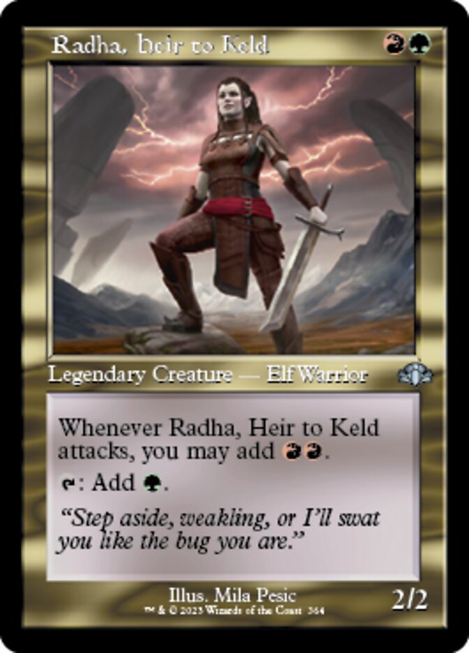 Radha, Heir to Keld (Retro) [Dominaria Remastered] | Exor Games Bridgewater