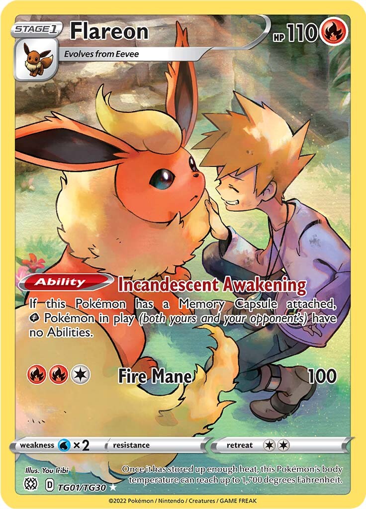 Flareon (TG01/TG30) [Sword & Shield: Brilliant Stars] | Exor Games Bridgewater