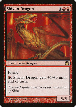 Shivan Dragon [Duels of the Planeswalkers] | Exor Games Bridgewater